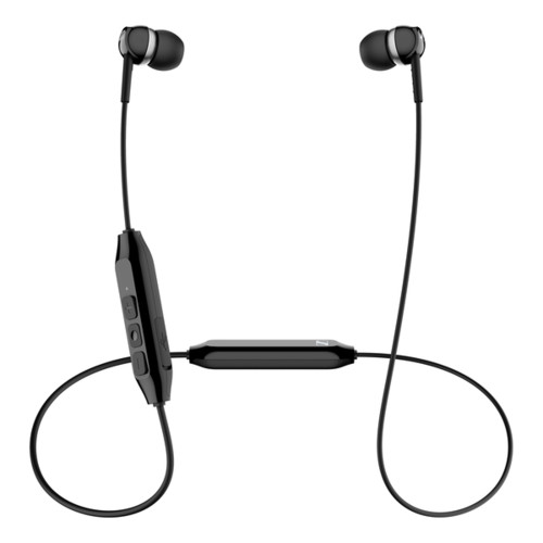 Наушники Sennheiser беспроводные Bluetooth 5.0 внутриканальные 17-20000Гц 112дБ микрофон, до 10 часов работы, чехол, сменные амбюшуры, держатель "воротничок" черные CX150 BT BLACK CX150 BT BLACK