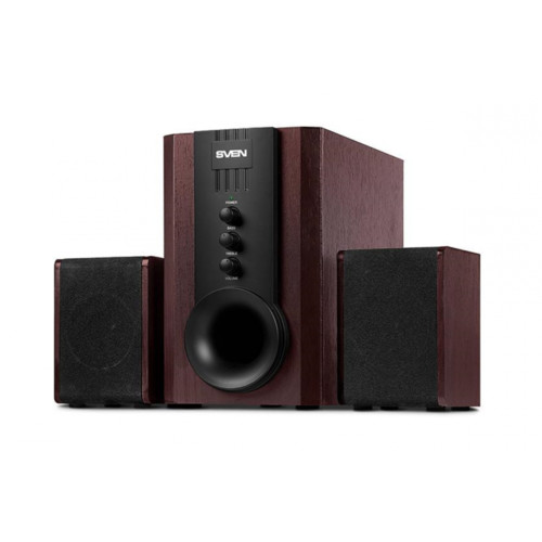 Колонки Sven (с сабвуфером)АС SPS-821 (40 Вт), тёмное дерево/чёрный SV-0130821DW SV-0130821DW