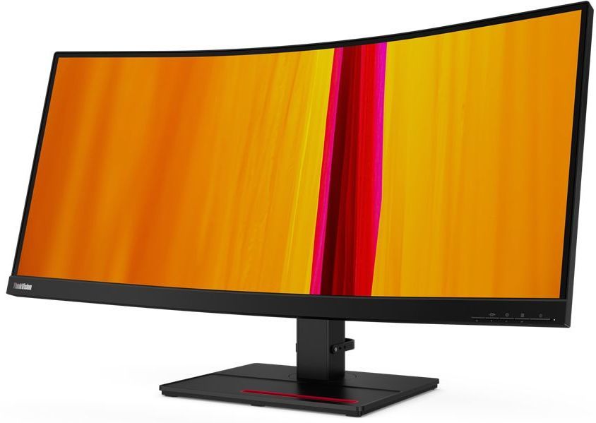 Монитор Lenovo 34" ThinkVision T34w-20 Curved 21:9 VA 3440x1440 4ms 3000:1 350 178/178 //HDMI 2.0/DP 1.2/USB-C/Tilt, lift, swivel, USB-Hub, 75W USB-C 61F3GAT1EU 61F3GAT1EU