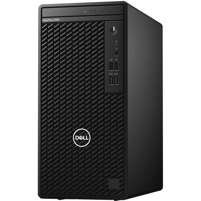 Персональный компьютер Dell Optiplex 3080 MT Core i5-10505 (3,2GHz) 8GB (1x8GB) DDR4 256GB SSD Intel UHD 630 TPM,VGA W10 Pro 1y NBD 3080-2767 3080-2767