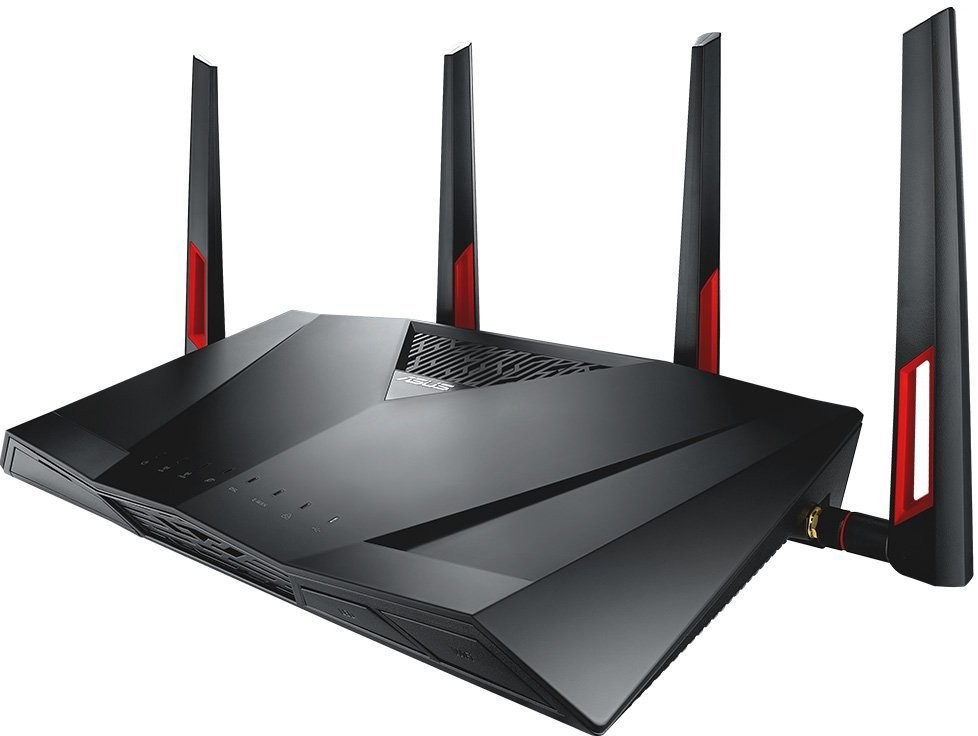Роутер Asus DSL-AC88U //  VDSL2/ADSL модем, роутер 802.11b/g/n/ac, до 1000 + 2167Мбит/c, 2,4 + 5 гГц, 4 антенны, USB, GBT LAN ; 90IG02W1-BM3G10 DSL-AC88U DSL-AC88U