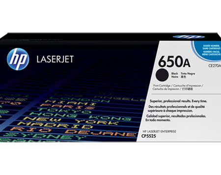 Тонер-картридж HP 650A Black для CP5525n/dn/xh Enterprise M750n/M750dn/M750xh Contract (13500 стр) CE270AC CE270AC