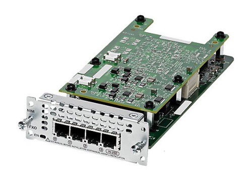 Модуль Cisco 4-port Network Interface Module - FXO (Universal) (NIM-4FXO) NIM-4FXO