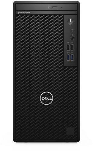 Компьютер Dell Optiplex 3080 MT i3 10100 (3.6)/8Gb/SSD256Gb/UHDG 630/DVDRW/Linux Ubuntu/GbitEth/260W/клавиатура/мышь/черный 3080-5122 3080-5122
