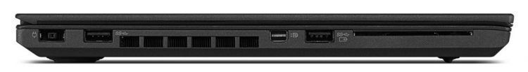 Ноутбук Lenovo ThinkPad T460, 14.0" (1920x1080), i7-6500U(2.5GHz), 8GB, 512GB SSD, Nvidia GeForce 940MX 2GB, WWAN ready, WiFi, BT, TPM, FPR, WebCam, 3cell+3 cell, Win 1 Pro 64 20FNS0H000