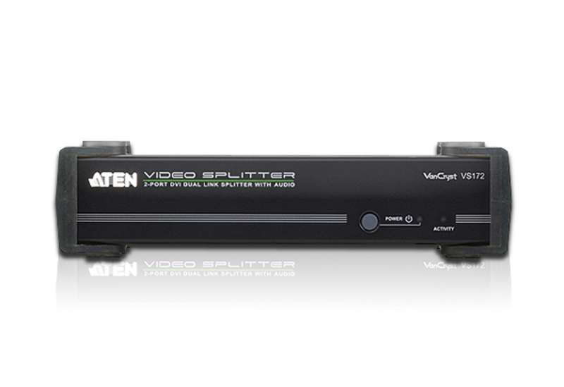 Разветвитель ATEN DVI Dual Link+Audio, 1> 2 монитора,  5 м., F, без шнуров, Б.П.220> 5.3V, (2560x1600 60Hz) VS172-AT-G VS172-AT-G