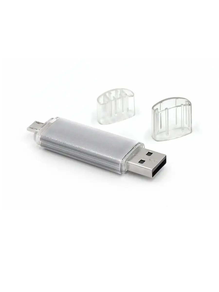 Флеш накопитель Mirex 13600-DCFSSM08 8GB,Smart,OTG,USB 2.0-MicroUSB,серебро 13600-DCFSSM08 13600-DCFSSM08