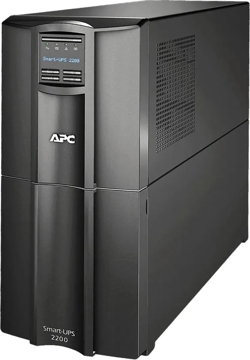 Источник бесперебойного питания APC Smart-UPS 1.98кВт / 2.2кВА Tower, C13(8), C19(1), Smart Slot SMT2200IC SMT2200IC