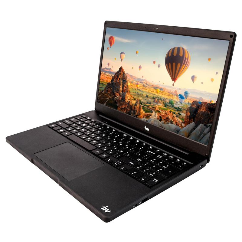 Ноутбук iRU Калибр 15Y Core i7 8550U 16Gb SSD500Gb Intel UHD Graphics 620 15.6" IPS FHD (1920x1080) Free DOS black WiFi BT Cam 8000mAh 1825413 1825413
