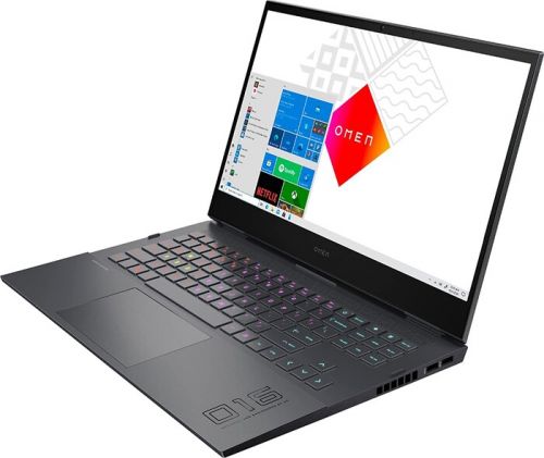 Ноутбук HP Omen 16-c0057ur Ryzen 7 5800H 16Gb SSD512Gb NVIDIA GeForce RTX 3070 8Gb 16.1" IPS FHD (1920x1080) Free DOS 3.0 dk.silver WiFi BT Cam 5R9S0EA 5R9S0EA #1