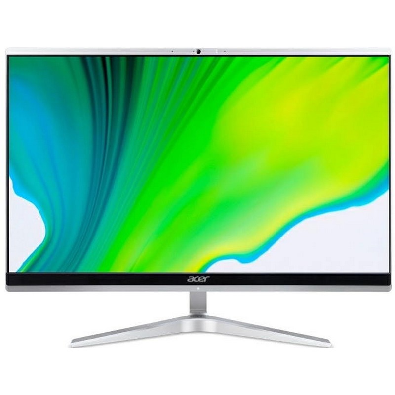 Моноблок Acer Aspire C22-1650 21.5" Full HD i3 1115G4 (2.4)/4Gb/SSD256Gb/UHDG/CR/noOS/WiFi/BT/65W/клавиатура/мышь/Cam/серебристый 1920x1080 DQ.BG7ER.00C DQ.BG7ER.00C