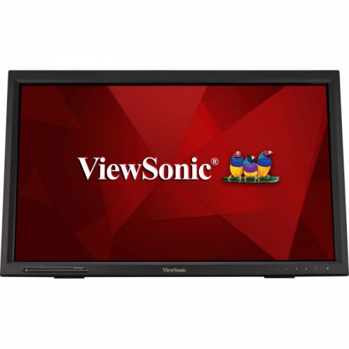 Монитор ViewSonic 23.6" Touch VA LED, 1920x1080, 7ms, 250cd/m2, 3000:1, 20Mln:1, 178°/178°, D-Sub, DVI, HDMI, USB-hub,  60Hz, колонки, Tilt, VESA, Black TD2423 TD2423