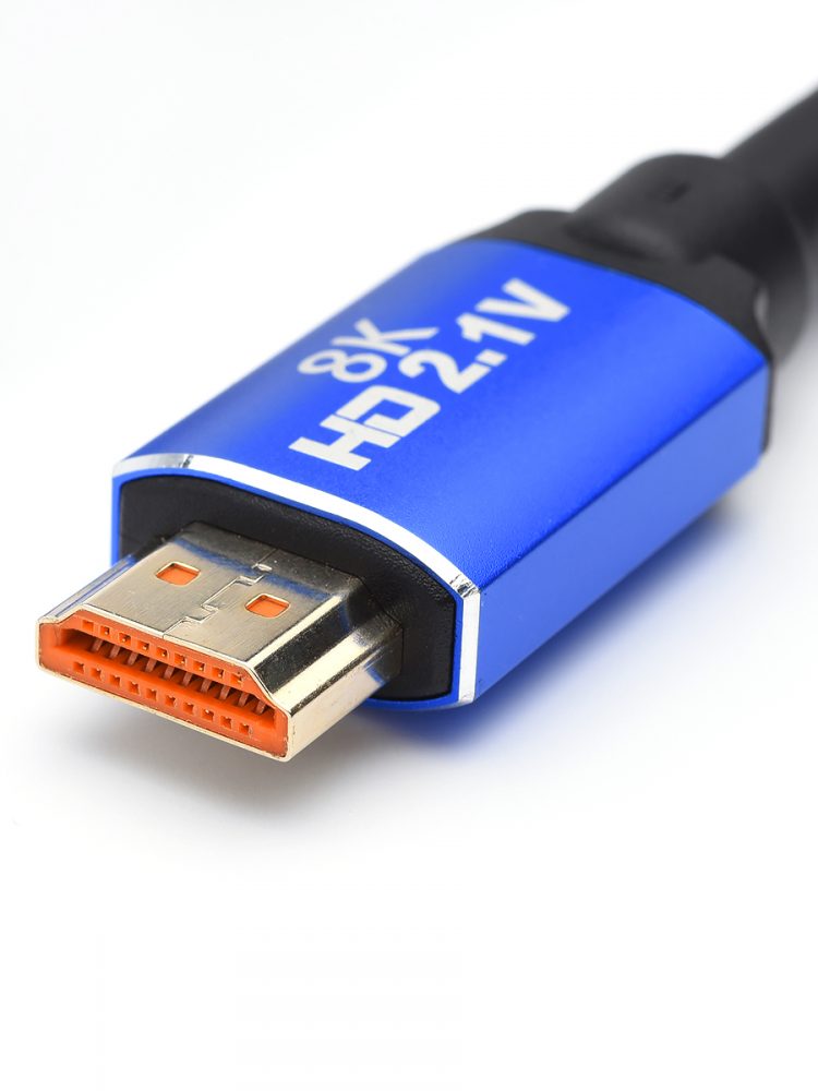 Кабель Atcom HDMI 5 m (HIGH speed, Metal gold, впакете) 8K VER 2.1 AT8886 AT8886