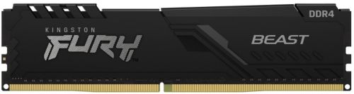 Модуль памяти Kingston FURY Beast Black 8GB 3200MHz DDR4 CL16 DIMM KF432C16BB/8 KF432C16BB/8