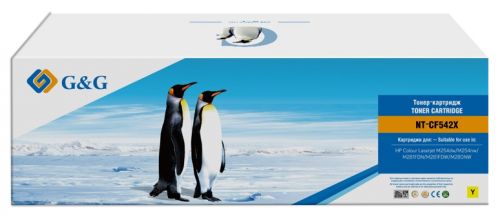 Тонер-картридж G&G желтый для НР LaserJet Color M254dw/nw, M280nw, M281dn/fdw  (2500стр) NT-CF542X NT-CF542X