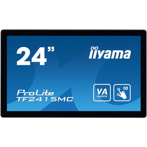 Монитор IIYAMA 23.8" черный VA LED 16ms 16:9 HDMI матовая 3000:1 315cd 178гр/178гр 1920x1080 D-Sub DisplayPort FHD USB Touch 5.8кг TF2415MC-B2 TF2415MC-B2