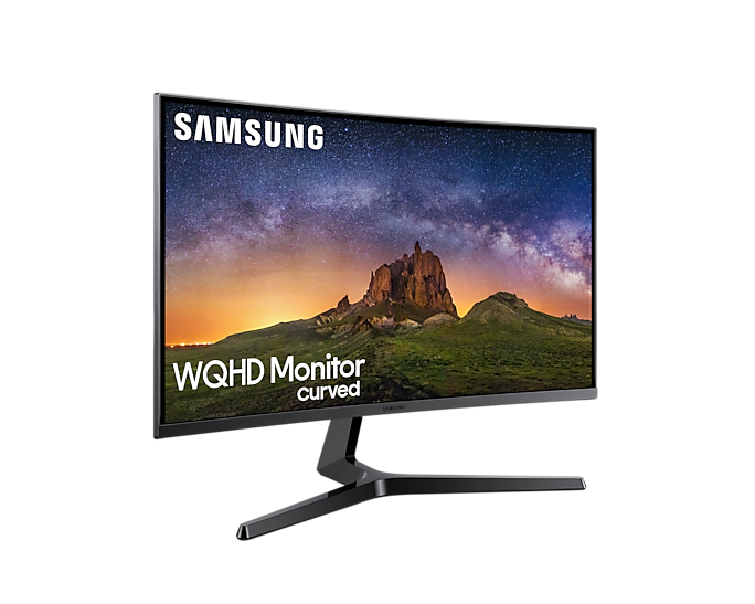 Монитор Samsung  27"  VA LED изогнутый 16:9 2560x1440 4ms 3000:1 250cd 178/178 2*HDMI DP 144Hz Tilt Dark Gray LC27JG50QQIXCI LC27JG50QQIXCI
