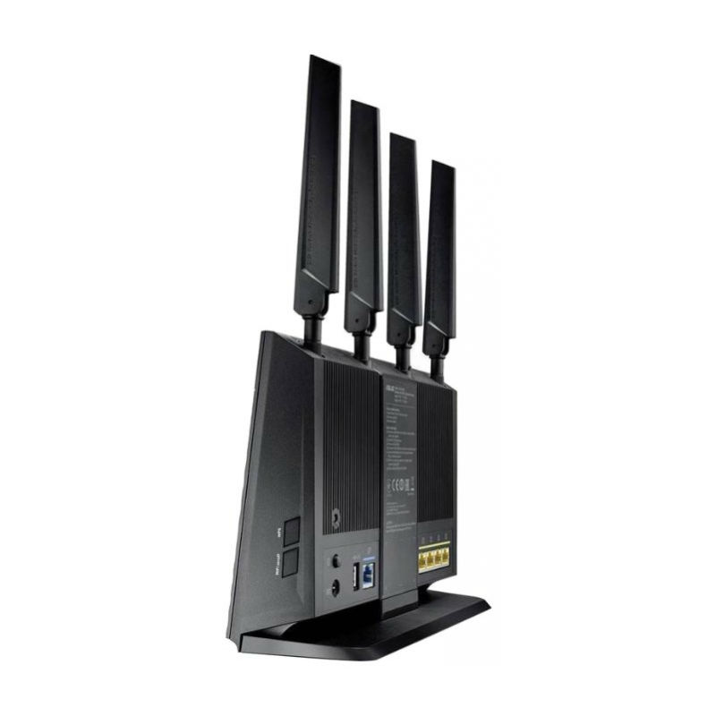 Маршрутизатор Asus 4G-AC68U двухдиапазонный AC1900, Gigabit LANx4, USB 2.0 x 1, USB 3.0 x 1 3G/4G/Printer server 90IG03R1-BM2000 90IG03R1-BM2000