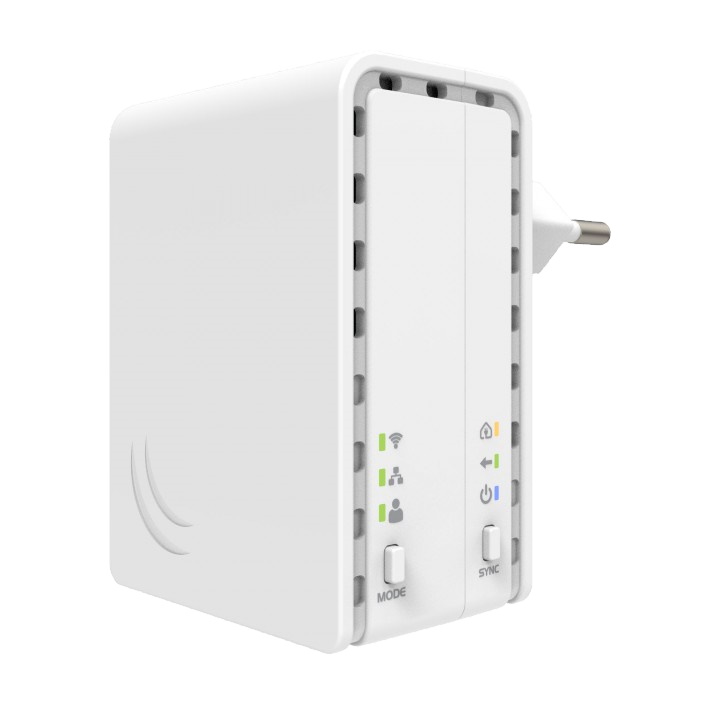 Точка доступа Mikrotik  Power Line RouterOS L4, European plug (Type C) PL7411-2nD PL7411-2nD
