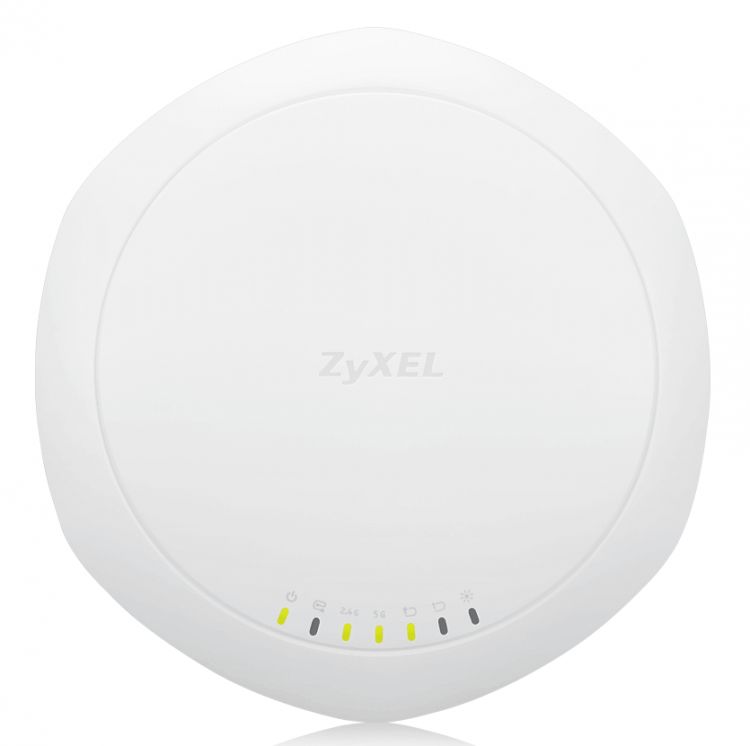 Точка доступа Zyxel NebulaFlex NWA1123-AC PRO, 802.11a / b / g / n / ac (2.4 and 5 GHz), Airtime Fairness, 3x3 internal antennas, up to 450 + 1300 Mbps, 2xLAN GE, P NWA1123ACPRO-EU0104F NWA1123ACPRO-EU0104F