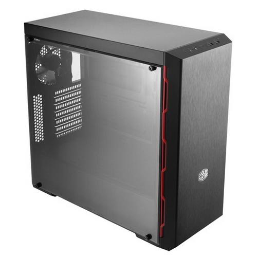Корпус Cooler Master MasterBox MB600L w/ODD, 2xUSB3.0, 1x120Fan, w/o PSU, Black, w/Red Trims MCB-B600L-KA5N-S00 MCB-B600L-KA5N-S00