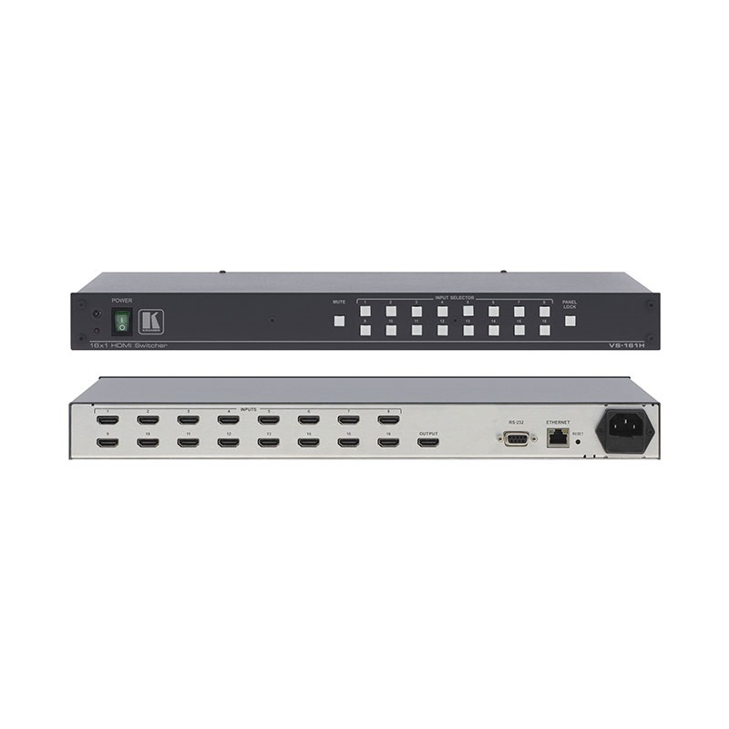 Коммутатор Kramer VS-161H 19" Rack 16х1 HDMI 21-1610020 21-1610020