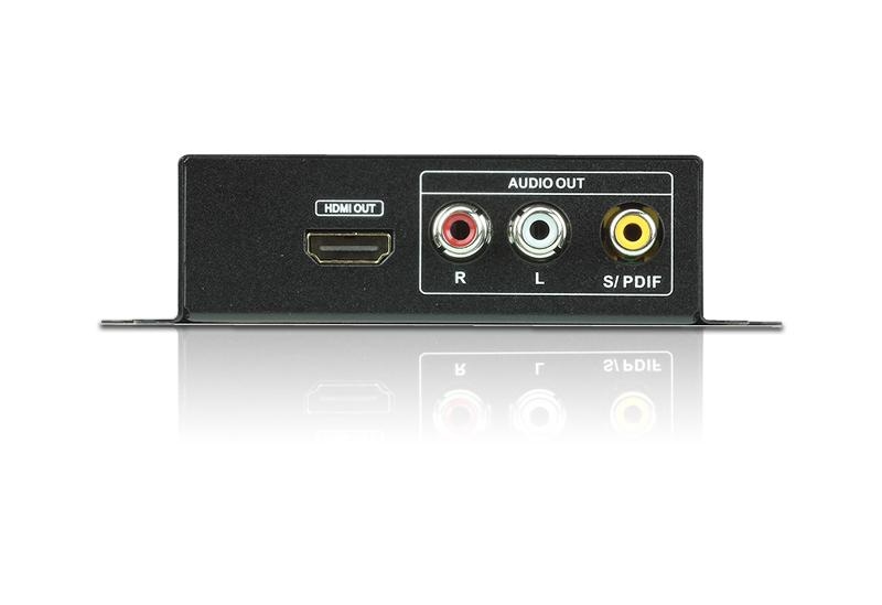 Конвертор ATEN 3G/HD/SD-SDI=>HDMI+AUDIO, BNC>HDMI+BNC+3xRCA, Female, Б.П. 5V VC480-AT-G VC480-AT-G