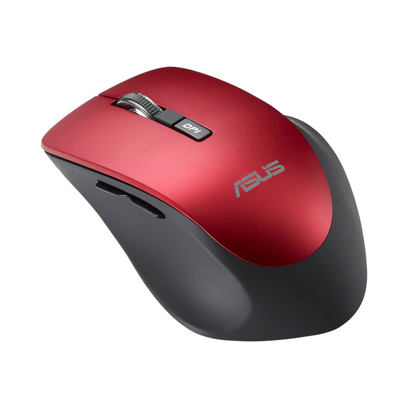 Мышь Asus WT425 красный оптическая (1600dpi) беспроводная USB2.0 для ноутбука (5but) (90XB0280-BMU03 90XB0280-BMU030