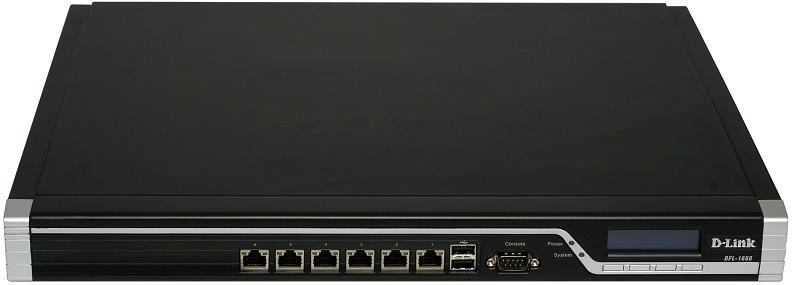 DFL-1660 Экран межсетевой VPN, 6 х1000Mbps настраиваемых пользователем DFL-1660
