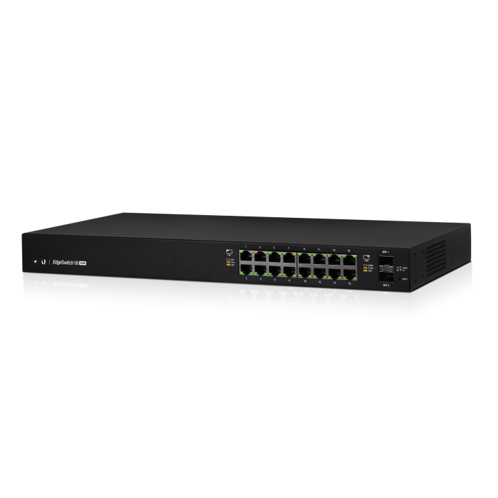 Коммутатор UBIQUITI ES-16-150W EdgeSwitch (16UTP 10 / 100 / 1000Mbps PoE+, 2SFP)(ES-16-150W) ES-16-150W