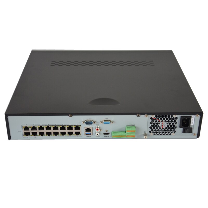 Сетевой IP-видеорегистратор Hikvision DS-7732NI-K4/16P 32-х канальный с PoE 32 канала; аудиовход: двустороннее аудио 1 канал RCA; видеовыход: 1 VGA до 1080Р, 1 HDMI до 4К; аудиовыход: 1 канал RCA. DS-7732NI-K4/16P DS-7732NI-K4/16P