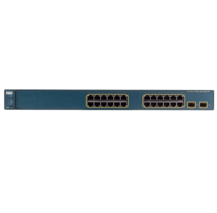 Коммутатор Cisco Catalyst 3560 24 10/100/1000 + 2 SFP Standard Image WS-C3560G-24TS-S WS-C3560G-24TS-S