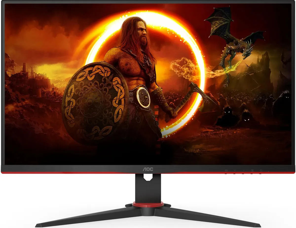 Монитор AOC 27" Black-Red, VA, 2560x1440, 155Hz, 1 ms, 178°/178°, 250 cd/m, 80M:1, +2xHDMI 2.0, +DisplayPort 1.2 Q27G2E/BK Q27G2E/BK