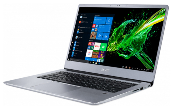 Ультрабук Acer Swift 3 SF314-58-30BG Core i3 10110U/8Gb/SSD256Gb/UMA/14"/IPS/FHD (1920x1080)/Windows 10/silver/WiFi/BT/Cam NX.HPMER.006 NX.HPMER.006