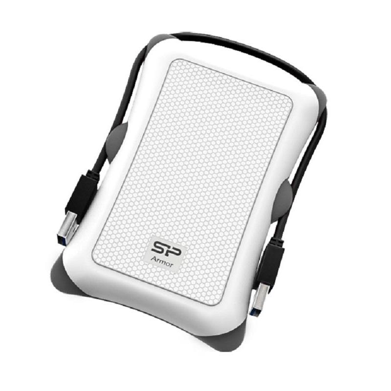 Внешний жёсткий диск Silicon Power SP010TBPHDA30S3W 1Tb,Armor A30,USB 3.2,Shockproof, White SP010TBPHDA30S3W SP010TBPHDA30S3W