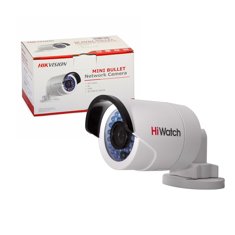 Видеокамера IP HiWatch DS-I120 (8 mm) 1,3Мп уличная цилиндрическая мини с ИК-подсветкой до 15м ;объектив 8м DS-I120 (8 mm) DS-I120 (8 mm)