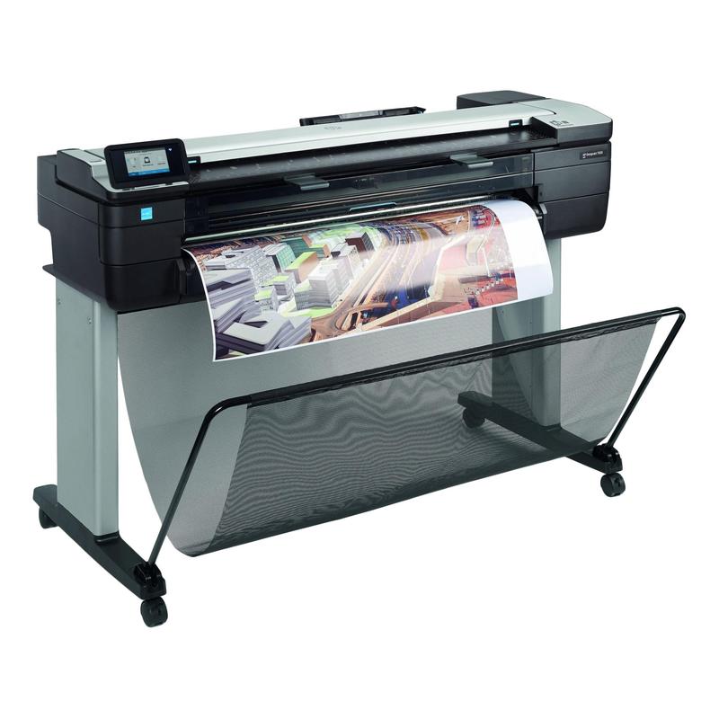Плоттер HP DesignJet T830 24-in Multifunction  610мм, 2400х1200 dpi, 26с на А1, цв.сканер 3.8 см/с F9A28A F9A28A