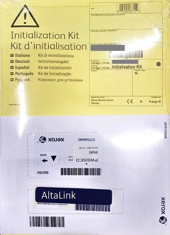 Комплект Xerox инициализации AltaLink C8130 097S05042 097S05042