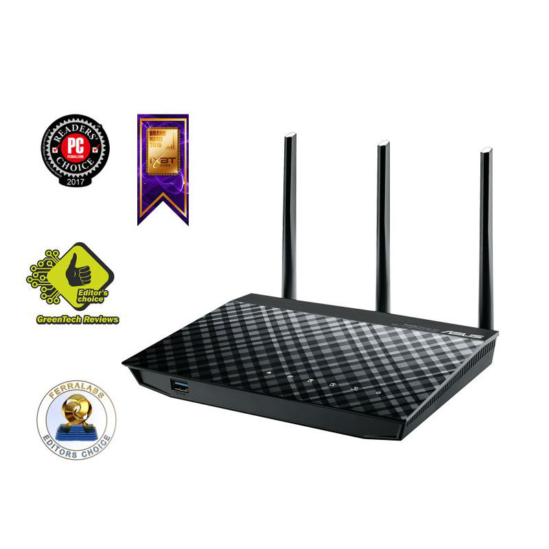 Беспроводной маршрутизатор Asus RT-N18U 802.11n 600Mbps USB3.0 Printer/FTP Server GigaLan  RT-N18U