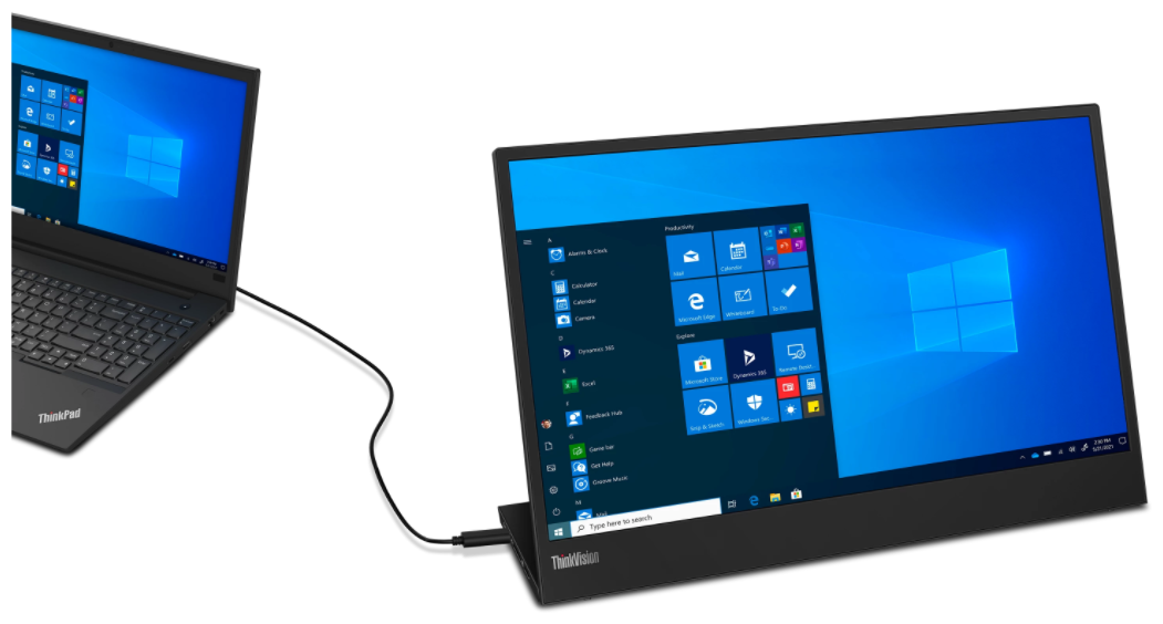 Монитор Lenovo 15.6" ThinkVision M15 16:9 FHD (1920x1080) IPS, 6ms, 700:1, 250cd/m2, 178/178, 2xUSB-C, 3yr Exchange 62CAUAT1WL 62CAUAT1WL