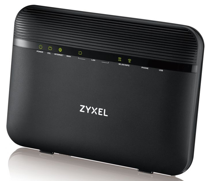 Маршрутизатор Zyxel VMG8924-B10D Dual Band Wireless AC/N VDSL2 VoIP Combo WAN Gigabit IAD VDSL2 profile 17a over POTS IAD, GbE WAN, 4GbE LAN, 2 FXS ports, 1 USB 2.0 VMG8924-B10D-EU01V1F VMG8924-B10D-EU01V1F
