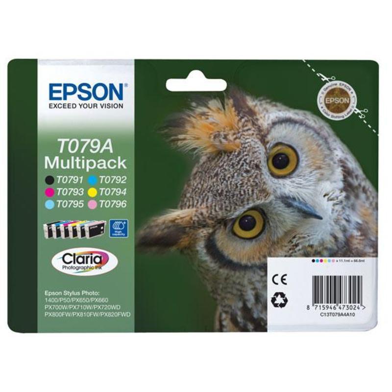 Комплект Epson T0791/0792/0793/0794/0795/0796 (C13T079A4A10) C13T079A4A10