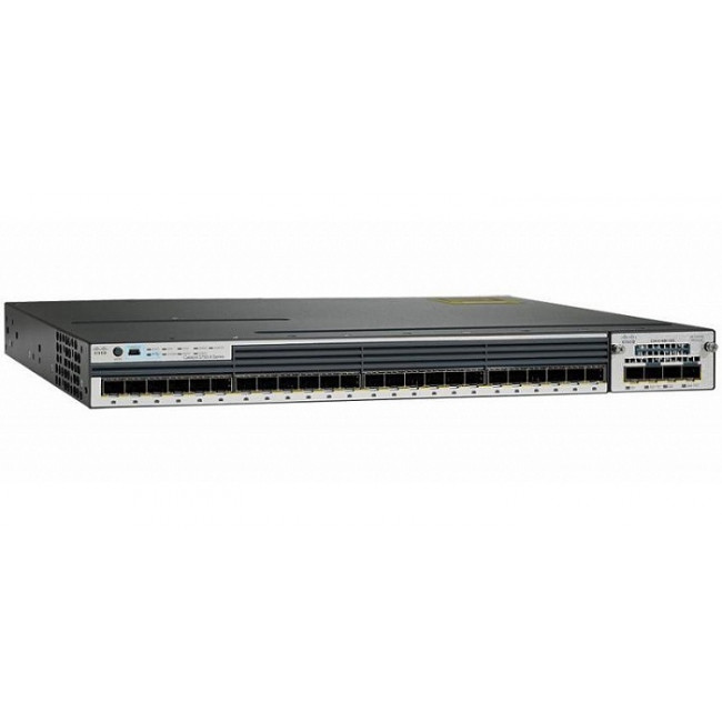 Комммутатор Cisco Catalyst 3750X 24 Port GE SFP IP Base WS-C3750X-24S-S WS-C3750X-24S-S