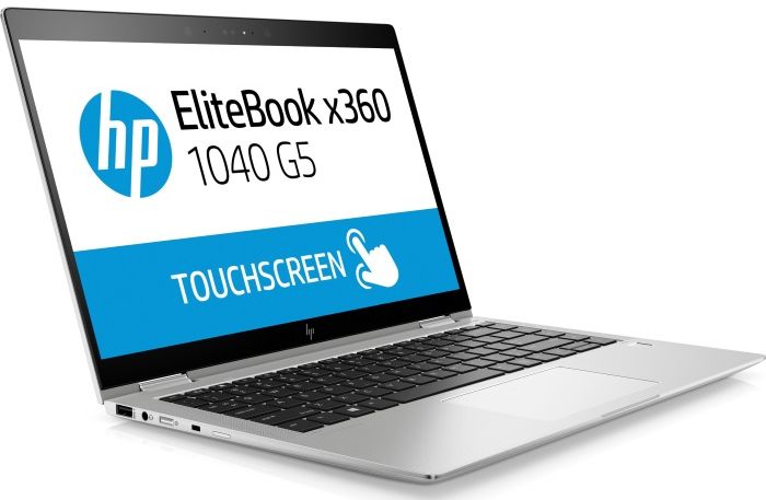Ноутбук HP EliteBook x360 1040 G5 Core i7-8550U,14" FHD (1920x1080),8Gb DDR4, 512Gb SSD,FPR,B&O Audio,Pen,Kbd Backlit,1.35kg,3y,Silver,Win10Pro 5DF81EA 5DF81EA