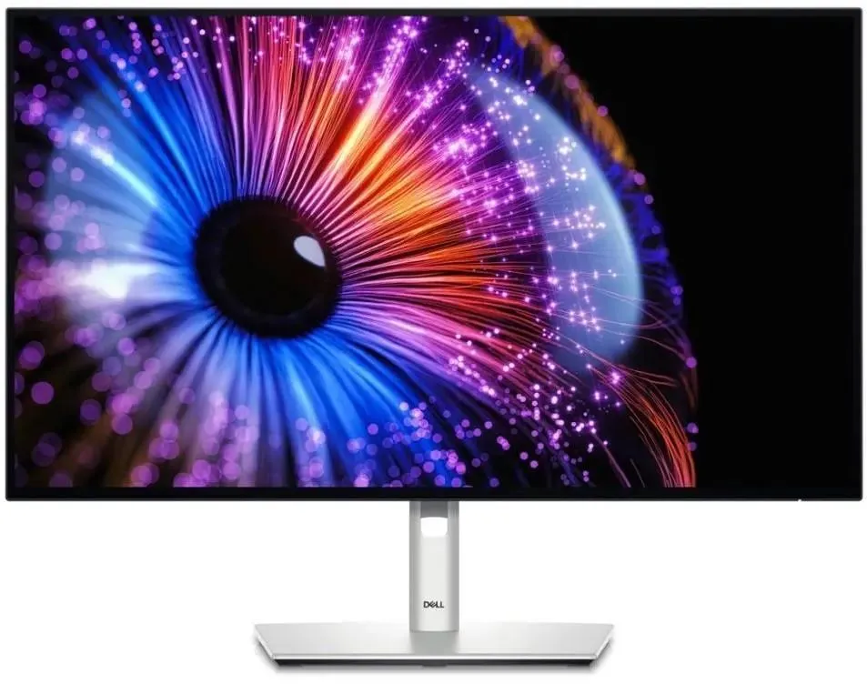 Монитор DELL UltraSharp 27" серебристый/черный IPS LED 5ms 16:9 HDMI матовая HAS Piv 350cd 178гр/178гр 2560x1440 120Hz DP WQ USB 7.37кг U2724DE U2724DE