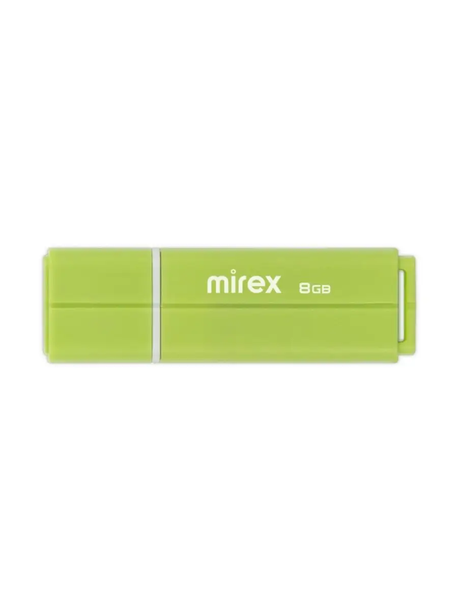 Флеш накопитель Mirex 13600-FMULGN08 8GB,Line,USB 2.0,зеленый 13600-FMULGN08 13600-FMULGN08