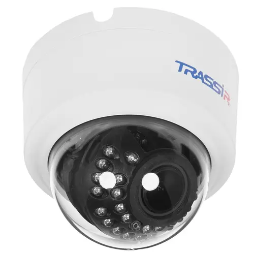 Купольная IP камера TRASSIR TR-D3123IR2 v4  Мп купольная; 1/2.7'' CMOS матрица; 1920x1080 - 25 к/с; объектив 2.7-13.5 мм; 0.003 Лк; ИК-подсветка 25м; WDR 96bB, 3D-NR, BLC, Defog, ROI, разъем USB (запись архива до 128Гб); встроенный микрофон; аудиовых TR-D3123IR2 v4