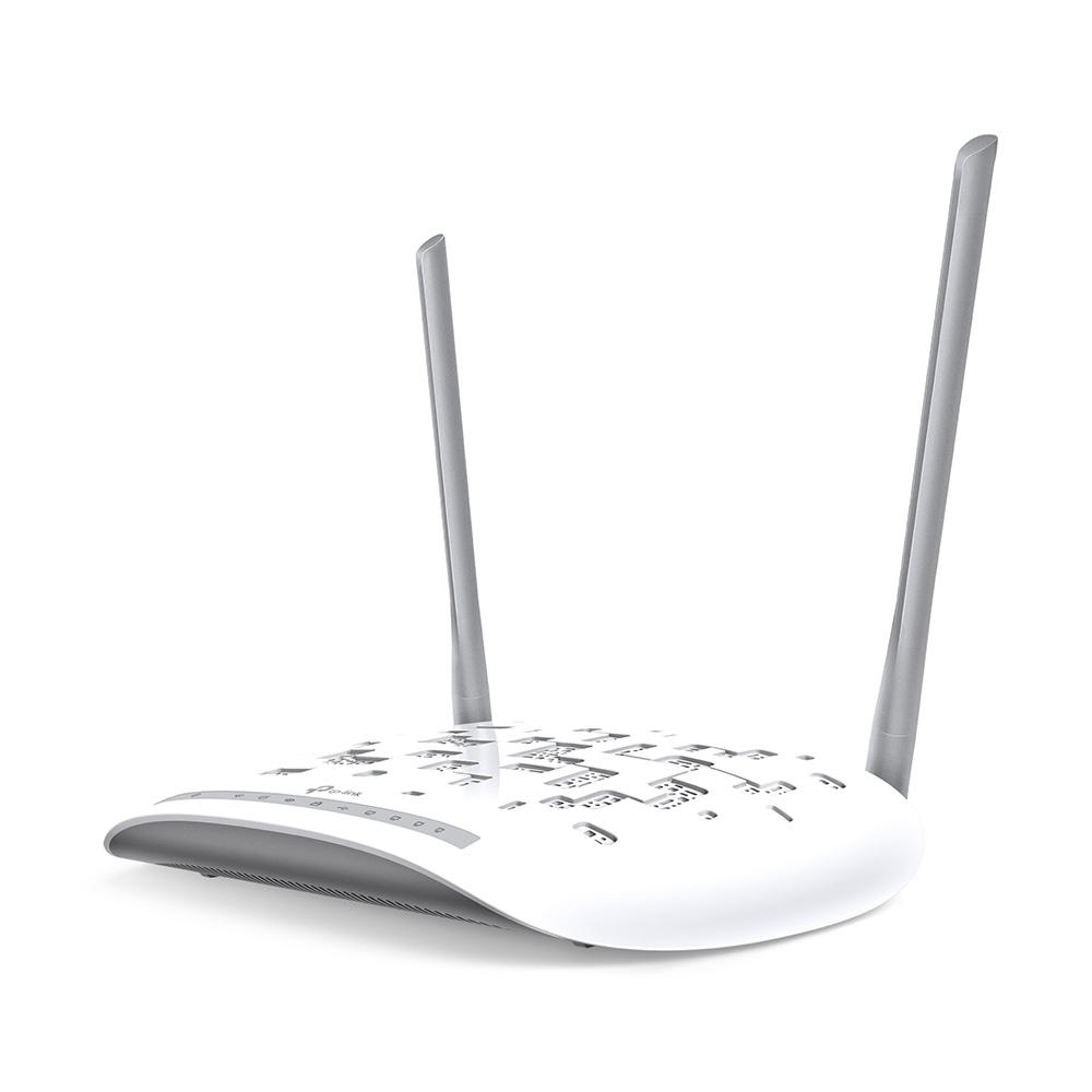 Маршрутизатор TP-Link 300n, модем ADSL2+ Annex A, 802.11b/g/n,1* RJ11,4*RJ45 10/100,1*USB 2.0, 2 съёмн 5 дБи ант, ADSL-спл TD-W8968 TD-W8968