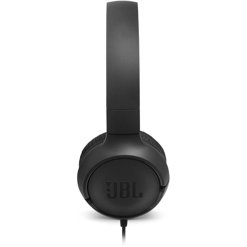 Наушники с микрофоном JBL накладные T500 1.187м черный проводные (оголовье) JBLT500BLK JBLT500BLK #1