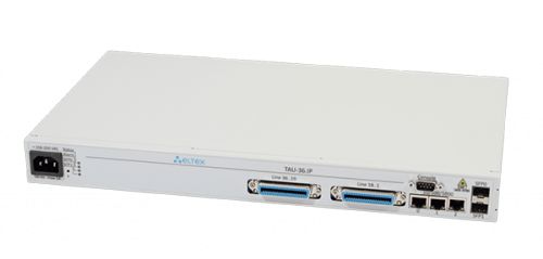 VoIP-шлюз Eltex  36хFXS, 3хRJ45-10/100/1000, 2 слота для SFP, SIP/H.323, 1U, AC 220V TAU-36.IP-AC-S TAU-36.IP-AC-S